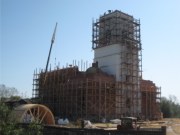 Восстановление храма в Глухове, 2009 год, фото Владимира Бакунина
