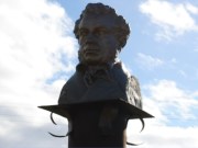 Памятник А.С.Пушкину в Лукоянове, фото Владимира Бакунина