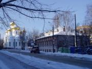 Сергиевская церковь и дом А.Рогозильникова на улице Сергиевской в Нижнем Новгороде, фото Галины Филимоновой