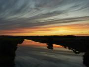 Закат на реке Пьяне близ Пильны, фото Владимира Бакунина 
