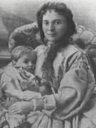 С.А.Ляпунова с сыном Борисом. Из кн. А.Шибанова.