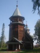 Троицкая церковь в селе Троицком Воскресенского района Нижегородской области, фото Елены Сергеевой, 29 августа 2001 года
