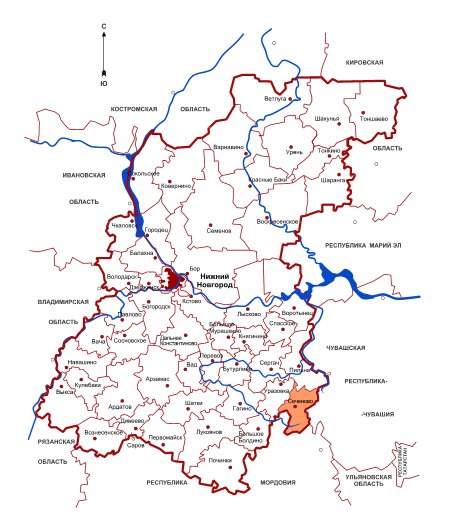 Уразовка карта нижегородская область