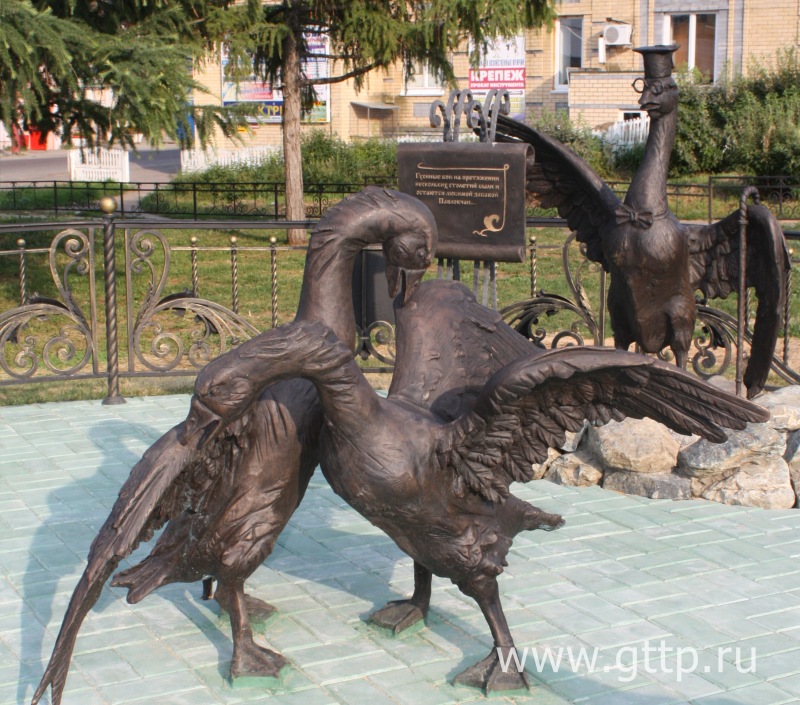 Памятник павловским гусиным боям, фото Елены Малюгиной